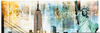 Artland Glasbild »New York Skyline Abstrakte Collage II«, Amerika, (1 St.), in