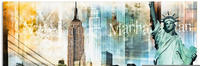 Art-Land New York Skyline Abstrakte Collage 60x45cm (69294004-0)
