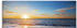 Art-Land Sonnenuntergang und das Meer Strand blau 90x60 cm