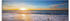 Art-Land Sonnenuntergang und das Meer Strand blau 125x50 cm