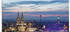 Art-Land Köln Panorama am Abend Deutschland blau 60x45 cm