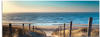 Artland Wandbild »Weg zum Nordseestrand Sonnenuntergang«, Strand, (1 St.)