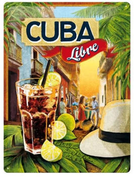 Nostalgic Art Blechschild Cuba Libre (30x40cm)
