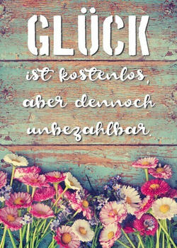 The Wall Art Kostenloses Glück 50x70cm (51532)