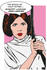 Komar Star Wars Classic Comic Quote Leia 50x70cm