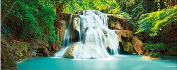 The Wall Art Deco-Glas Bild Wasserfall 125x50xm