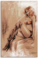 Artland Wandbild "High heels im Licht" Frau 1 Stk. tlg. als Alubild, Leinwandbild in