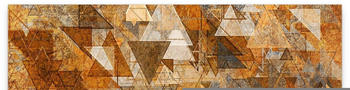 Sinus Art Abstrakte Dreiecke 50x100cm (900194349174)