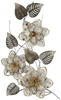 Myflair Möbel & Accessoires Wandbild »Wandbild Blumen, silber/weiß«