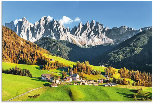 Art-Land Alpen Berge Santa Maddalena 60x40cm (86121165-0)
