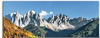Artland Wandbild »Alpen Berge Santa Maddalena«, Berge & Alpenbilder, (1 St.), als
