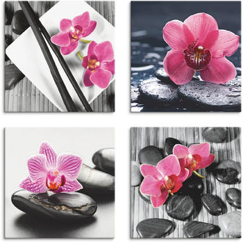 Art-Land Asiatische Komposition Orchidee Zen 30x30cm (37795739-0)