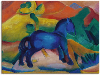Art-Land Blaues Pferdchen Kinderbild 1912 80x60cm (24642858-0)