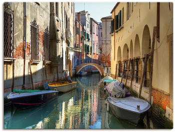 Art-Land Boote auf Kanal in Venedig 80x60cm (77048141-0)