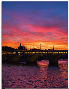 Art-Land Brücke Pont Neuf im Sonnenuntergang 30x40cm (73289847-0)