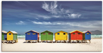Art-Land Bunte Strandhäuser bei Kapstadt 150x75cm (45838965-0)