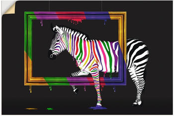 Art-Land Das Regenbogen Zebra 60x40cm (64905115-0)