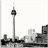 Artland Glasbild »Düsseldorf Collage Skyline 15«, Deutschland, (1 St.), in