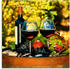 Art-Land Gläser Rotwein auf altem Fass 20x20cm (96482741-0)
