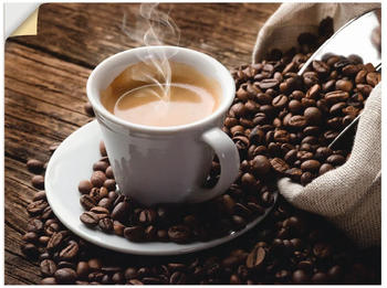 Art-Land Heißer Kaffeedampfender Kaffee 40x30cm (55099121-0)