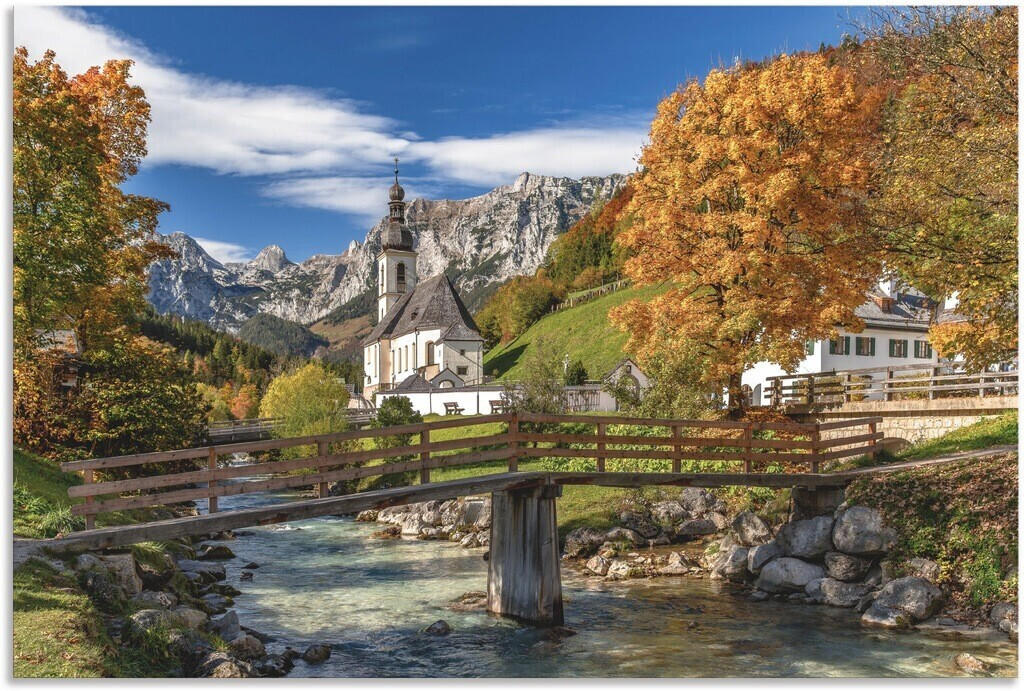 im Angebote (Oktober ab € Herbst Berchtesgadener Art-Land Test (37054416-0) Land 2023) 100,79 90x60cm TOP