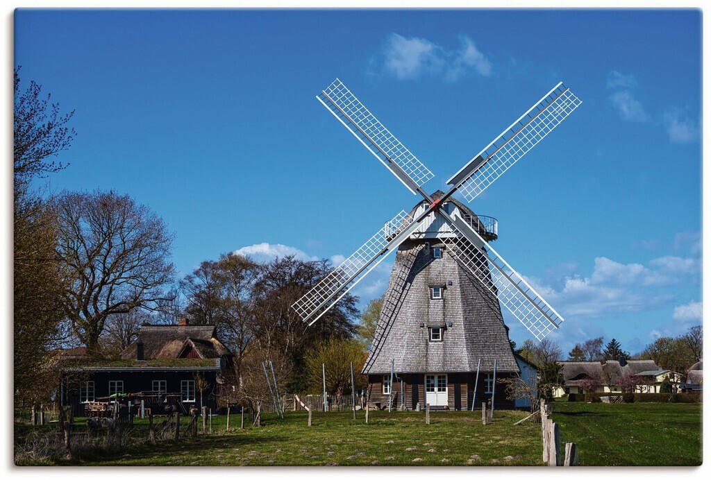 Art-Land Historische 59,39 Ahrenshoop ab Windmühle Test (84326454-0) 2023) TOP € (Oktober 60x40cm Angebote in