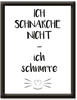 Artland Wandbild »Ich schnarche nicht - ich schnurre«, Sprüche & Texte, (1...