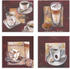 Art-Land Kaffee I, -II, -III, -IV 30x30cm (51246910-0)