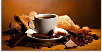 Art-Land Kaffeetasse Zimtstange Nüsse Schokolade 100x50cm (95872131-0)