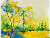 Artland Wandbild »Landschaft im Sonnenlicht«, Wald, (1 St.), als Alubild,