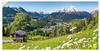 Art-Land Landschaft in den Bayerischen Alpen 60x30cm (44560517-0)