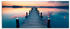 Art-Land Langer Pier am See im Sonnenaufgang 125x50cm (67398429-0)