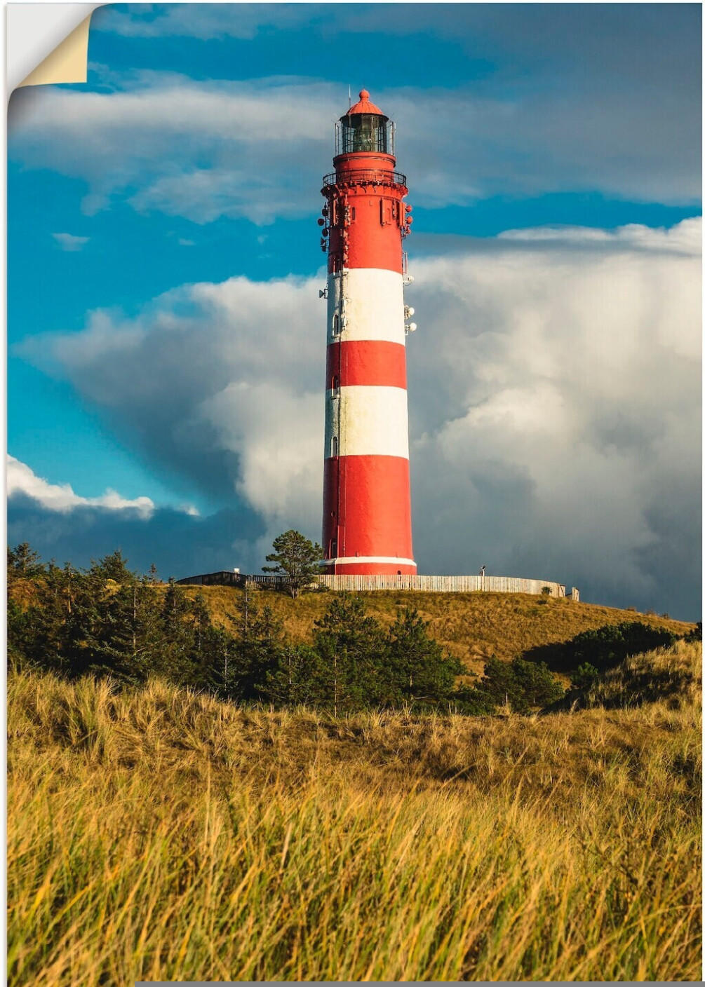 Art-Land Leuchtturm Wittdün auf der Angebote Test TOP (47070057-0) 60x90cm Amrum (Oktober 44,09 € Insel 2023) ab