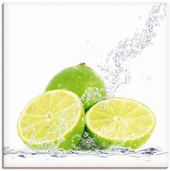 Art-Land Limette mit Spritzwasser 50x50cm (85557641-0)