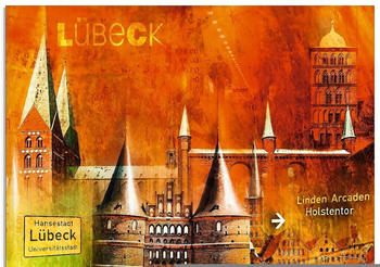 Art-Land Lübeck Hansestadt Collage 04 20x20cm (14528204-0)