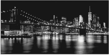 Art-Land Manhattan Skyline & Brroklyn Bridge 100x50cm (41343255-0)