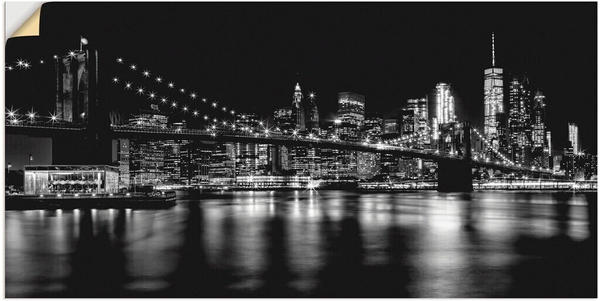 Art-Land Manhattan Skyline & Brroklyn Bridge 60x30cm (61977603-0)