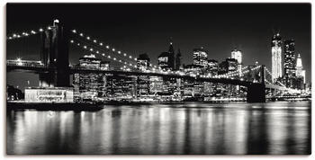 Art-Land Nächtliche Skyline Manhattan I 60x30cm (85668417-0)