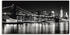 Art-Land Nächtliche Skyline Manhattan I 60x30cm (85668417-0)