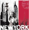 Artland Wandbild »New York«, Gebäude, (1 St.), als Alubild, Outdoorbild,