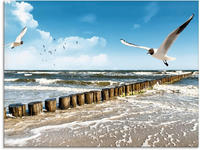 Artland Glasbild "Ostsee" Gew&auml;sser 1 Stk. tlg. in verschiedenen Gr&ouml;&szlig;en