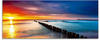 Artland Glasbild »Ostsee mit schönem Sonnenaufgang«, Strand, (1 St.), in