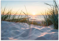 Artland Wandbild "Ostseestrand" Strand 1 Stk. tlg. als Alubild, Leinwandbild, Poster