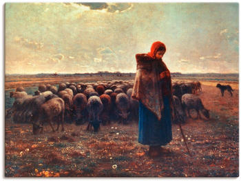 Art-Land Schäferin mit ihrer Herde, 1863 80x60cm (63100369-0)