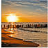 Art-Land Schöner Sonnenuntergang am Strand 20x20cm (94128141-0)