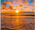 Art-Land Schöner tropischer Sonnenuntergang am Strand 20x20cm (10305601-0)