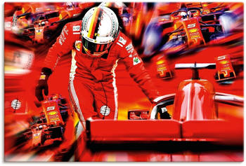 Art-Land Sebastian Vettel die italienischen Jahre 90x60cm (82345509-0)