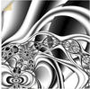 Artland Wandbild »Silberne Kette«, Muster, (1 St.), als Alubild, Outdoorbild,