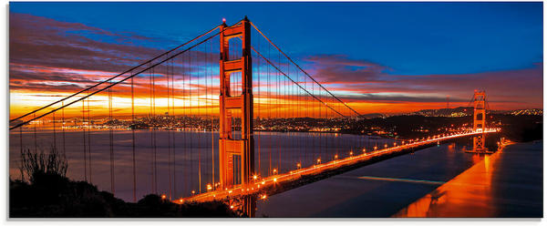 Art-Land The Golden Gate Bridge am frühen Morgen 125x50cm (19330307-0)