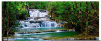 Art-Land Tiefen Wald Wasserfall 100x50cm (35945121-0)